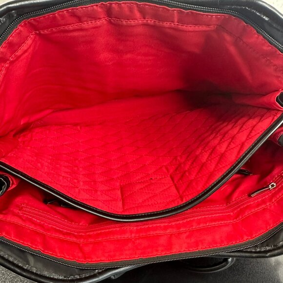 Knomo London Great Portland Over The Shoulder Bag Laptop Protection Tote Black - Picture 15 of 15